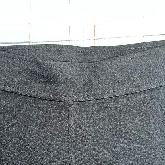 Lauren Ralph Lauren Black Wide Leg Pull On Pants - Picture 4 of 5